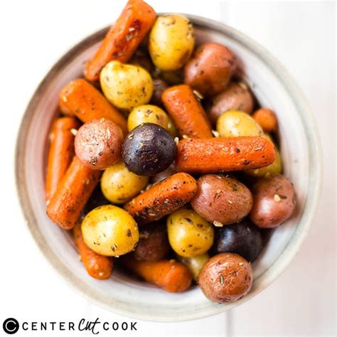 garlic-roasted-potatoes-and-carrots image