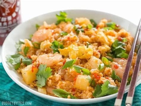 shrimp-fried-rice-with-pineapple-and-toasted-coconut image