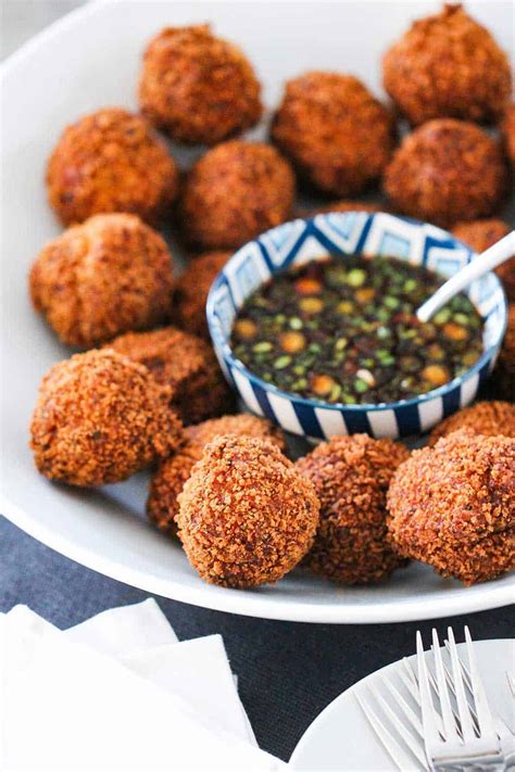 asian-fried-shrimp-balls-with-spicy-dipping-sauce image