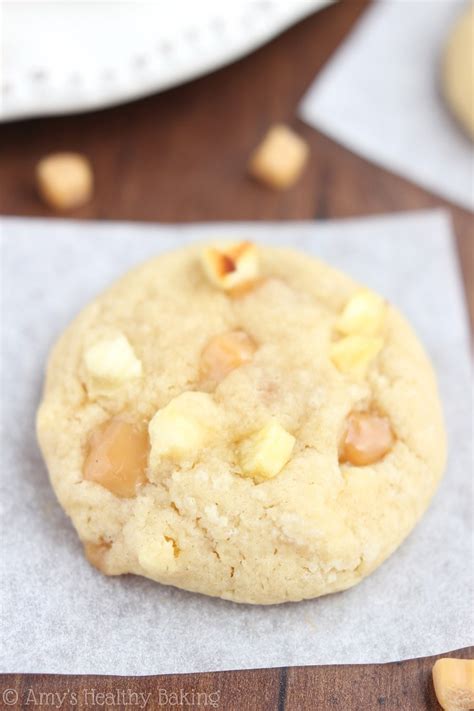 caramel-apple-cookies-amys-healthy-baking image