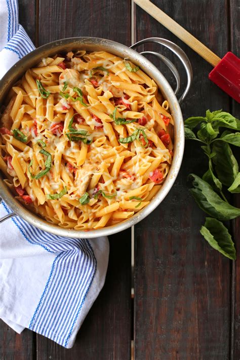 creamy-chicken-and-fire-roasted-tomato-pasta image