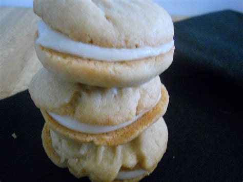 caramel-cream-sandwich-cookies-allys-sweet image