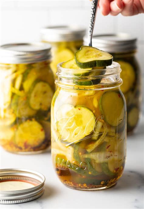 refrigerator-bread-and-butter-pickles-sweet-pickle image