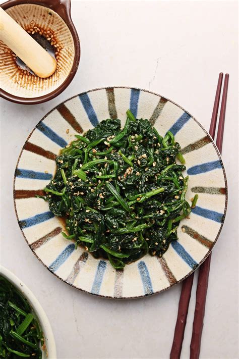 japanese-sesame-spinach-salad-horenso-gomaae-ほう image