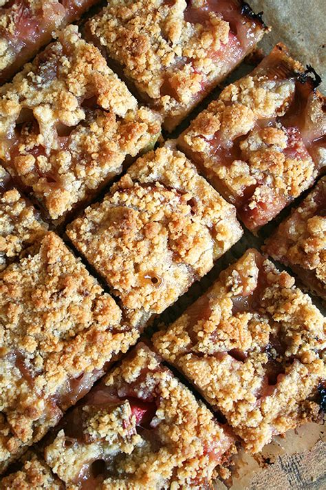 rhubarb-buckle-with-crumb-topping-alexandras-kitchen image