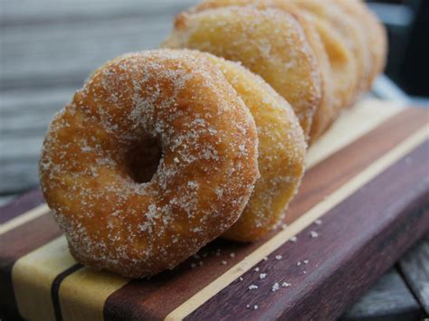 how-to-make-cinnamon-sugar-doughnuts-food-network image