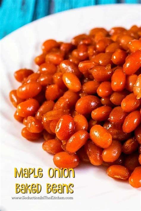 maple-onion-baked-beans-seduction-in-the-kitchen image