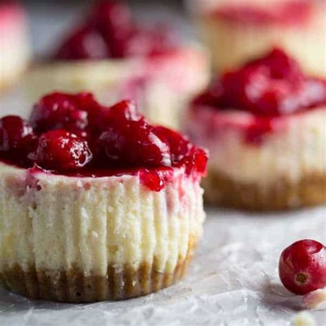leftover-cranberry-sauce-mini-cheesecake image