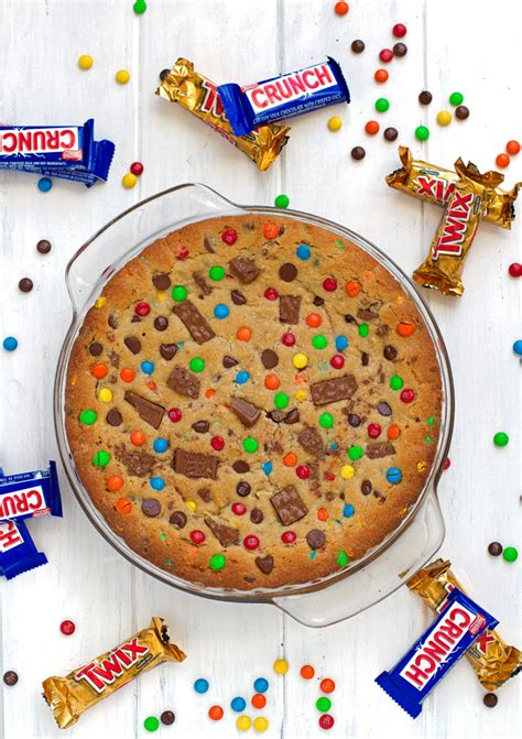 loaded-chewy-chocolate-chip-mm-cookie-cake image