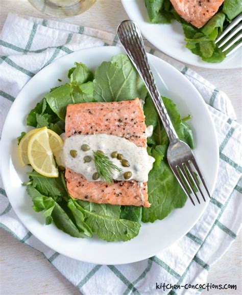 oven-baked-salmon-with-lemon-caper-sauce-kitchen image