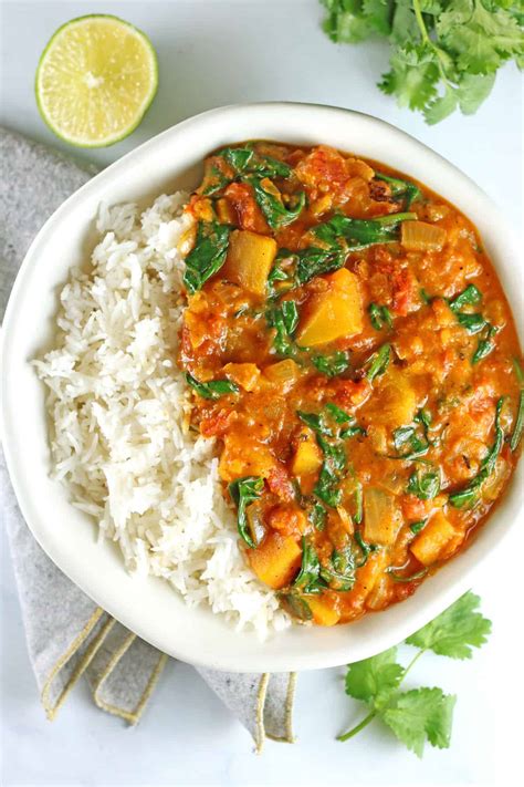 butternut-squash-curry-with-spinach-vegan-butternut image