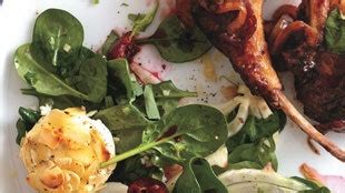 mesclun-and-cherry-salad-with-warm-goat-cheese image