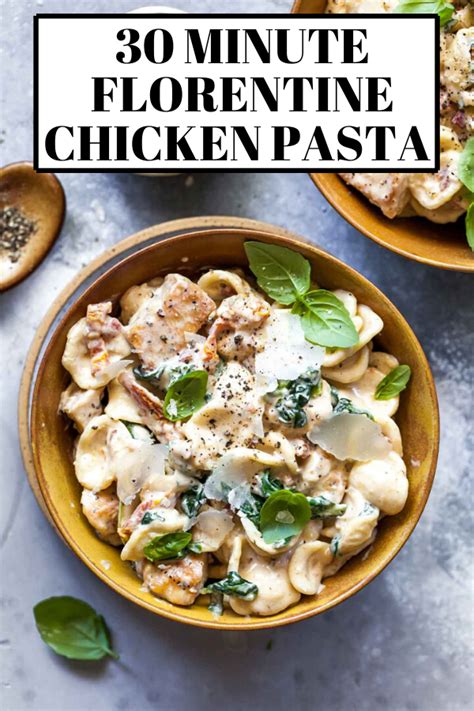 30-minute-chicken-florentine-pasta-dishing-out-health image