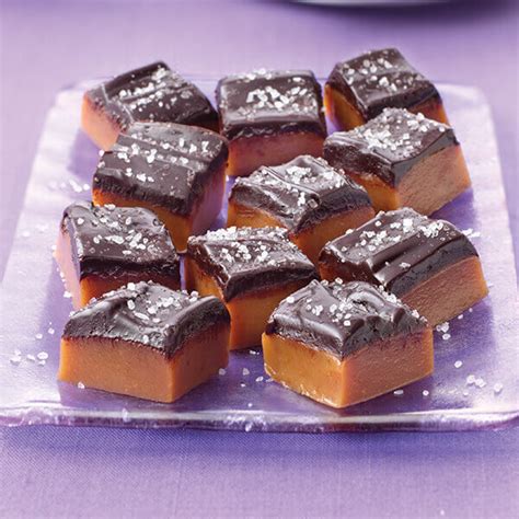 chocolate-sea-salt-caramels-recipe-land-olakes image