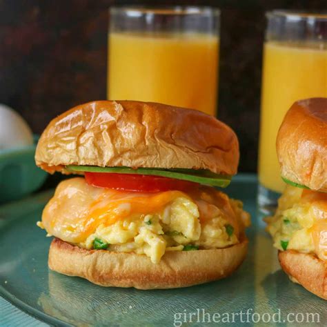 scrambled-egg-sandwich-with-cheese-girl-heart-food image