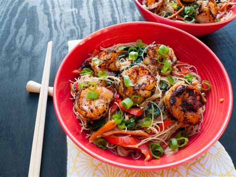 brown-rice-noodle-and-veggie-stir-fry-with-shrimp image