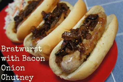 bratwurst-with-bacon-onion-chutney-isernios image