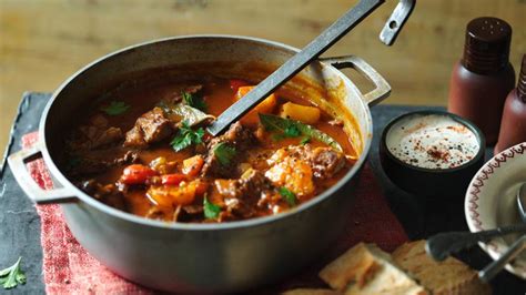 beef-goulash-soup-recipe-bbc-food image