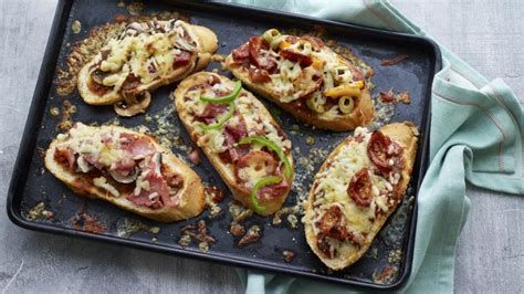 pizza-on-toast-recipe-bbc-food image