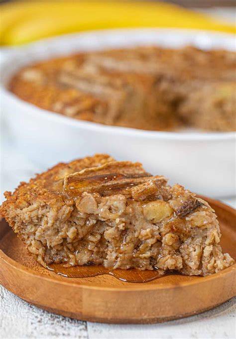 banana-baked-oatmeal-recipe-easy-meal-prep-cooking-made image