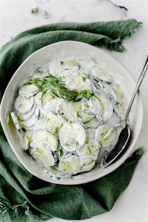 polish-cucumber-salad-easy-wholesome image