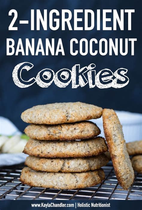 2-ingredient-banana-coconut-cookies-healthy-snack image