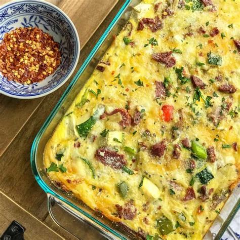 make-ahead-easy-vegetable-egg-bake-breakfast-casserole image