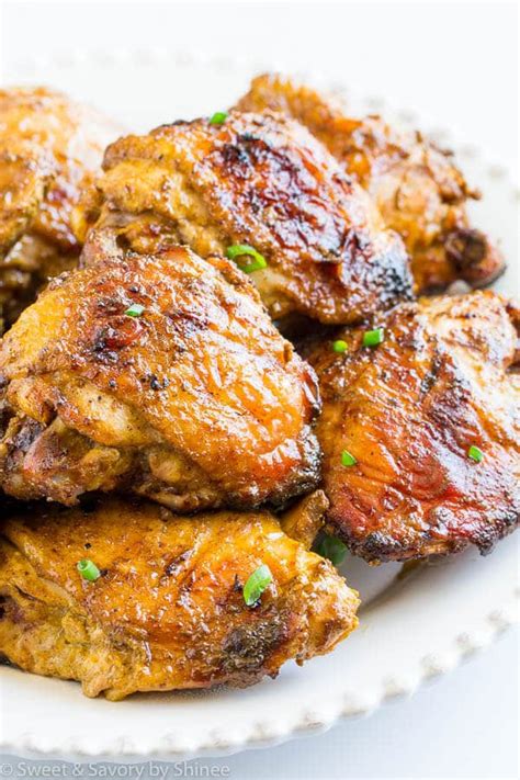 4-ingredient-grilled-curry-chicken-thighs-sweet-savory image