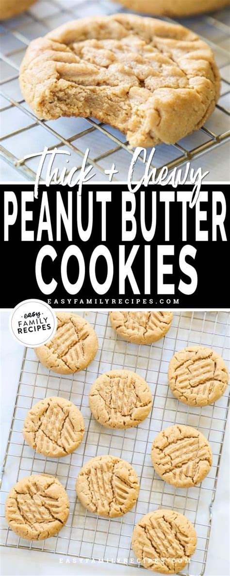 chewy-peanut-butter-cookies-easy-family image
