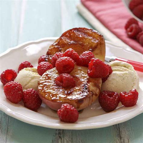 spiced-grilled-peach-melba-recipe-mccormick image