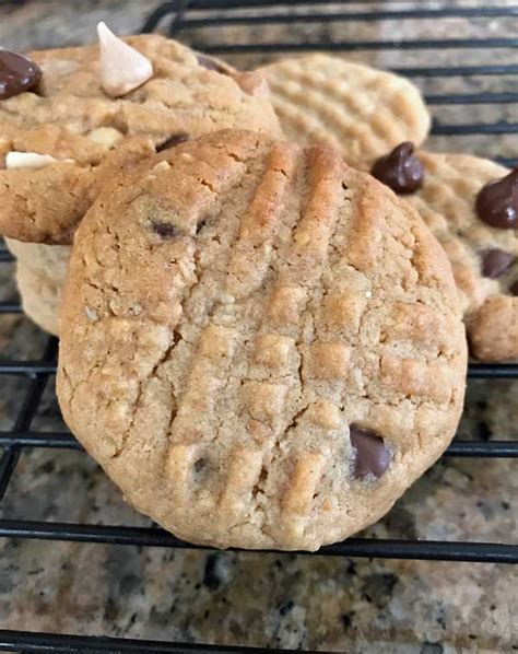 chunky-peanut-butter-cookies-with-wheat-germ image