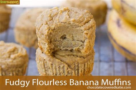 fudgy-flourless-banana-muffins-liversupportcom image