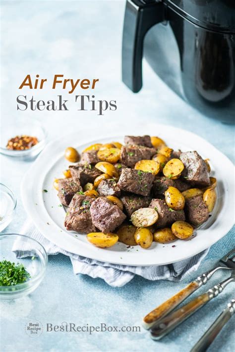 air-fryer-steak-tips-with-potatoes-best-recipe-box image