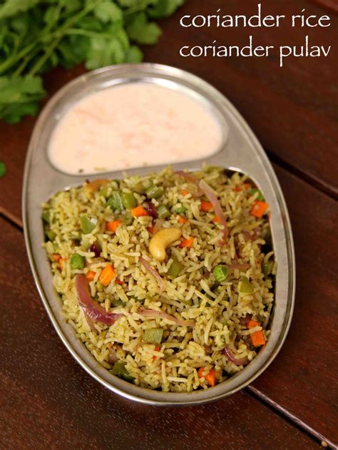 coriander-rice-recipe-cilantro-rice-coriander-pulao image