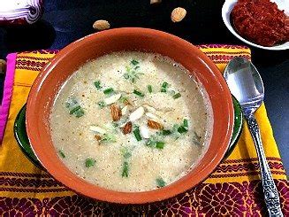 moroccan-spiced-cauliflower-and-almond-soup image