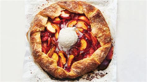peach-plum-galette-recipe-bon-apptit image