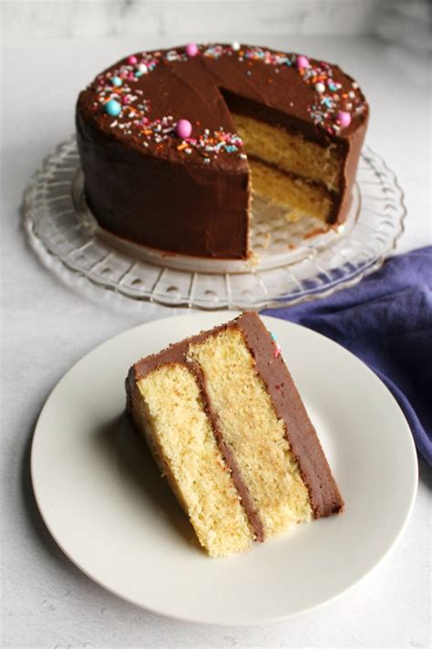 french-butter-cake-with-old-fashioned-fudge-frosting image
