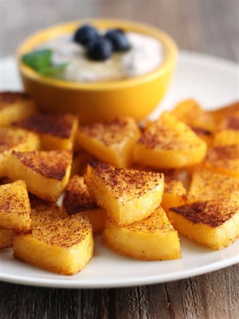 toaster-oven-crispy-polenta-dippers-with-3-easy-sauces image