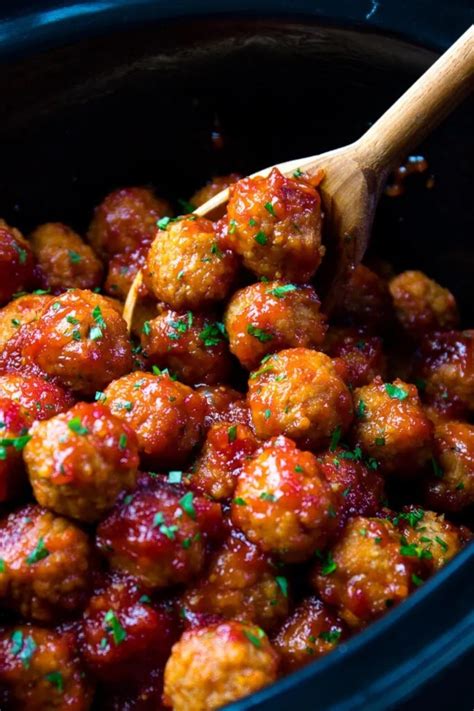 25-crock-pot-meatball-recipes-that-work-for-parties image