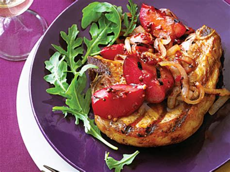 grilled-pork-chops-with-plum-chutney-recipe-sunset image