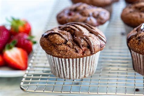 sinfully-good-strawberry-chocolate-muffins image