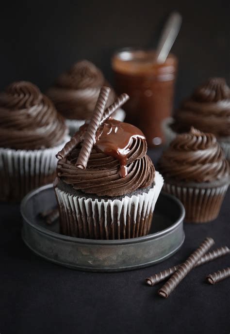 triple-chocolate-devils-food-cupcakes-sprinkle-bakes image