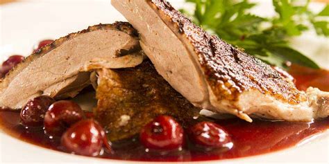 roast-duck-with-cherries-easy-meals-with-video image