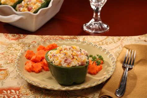 stuffed-peppers-with-ham-and-rice-kentucky-legend image