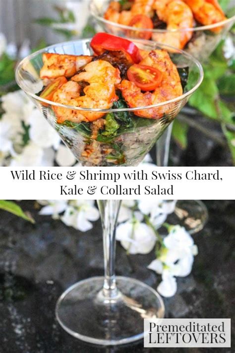 easy-shrimp-salad-recipe-with-wild-rice-and-greens image