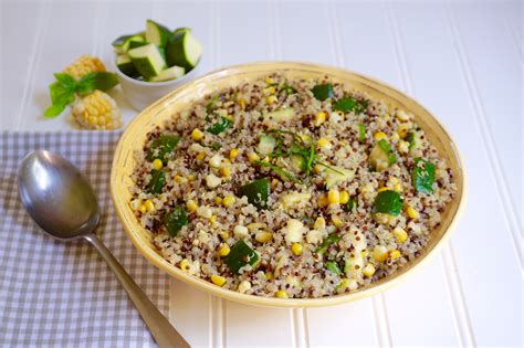 zucchini-corn-quinoa-salad-with-a-sweet-and-tangy image
