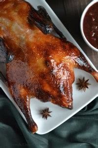 chinese-roasted-duck-recipe-with-plum-sauce-easy image