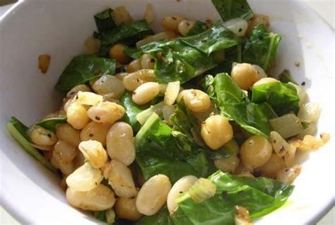 traditional-swiss-chard-and-beans-vegwebcom-the image