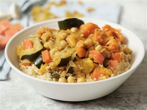 moroccan-style-vegetable-couscous-vegetarian image