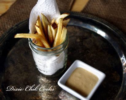 sesame-french-fries-with-creamy-wasabi-dipping-sauce image